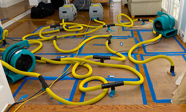 Professional Water Extraction technician working in High Bridge, NJ
